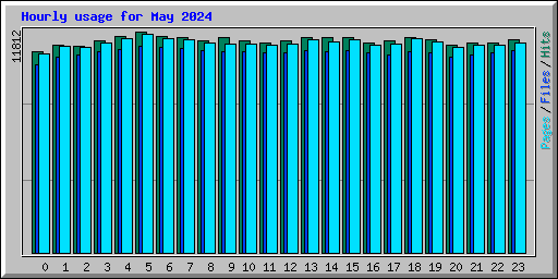 Hourly usage for May 2024